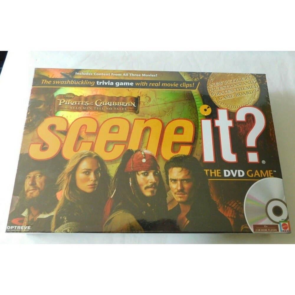 Scene It Pirates Of The Caribbean DVD Game: New & Factory Sealed